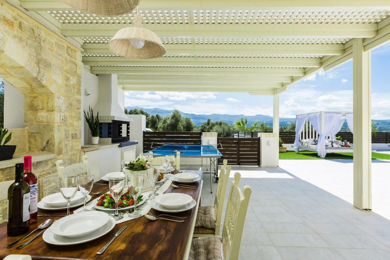 Caramel Villa, With 40M2 Pool & Spa Whirlpool, By Thinkvilla Panormos  Exterior photo